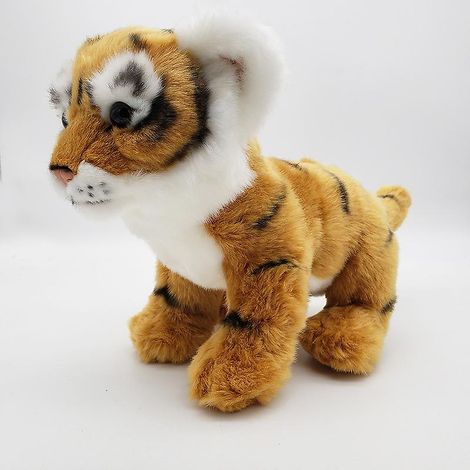 Peluche Tigre de 20 cm - Peluche Tigre Douce et Réaliste, Idéale pour la décoration de chambre d'enfant et comme cadeau d'anniversaire (1/4)