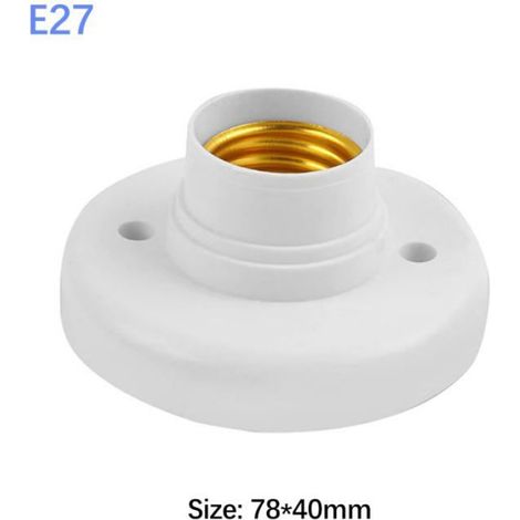 Douille Ampoule E27 Plafond - AC 220-240V Support pour LED Murale Ventilateur Cuneary
