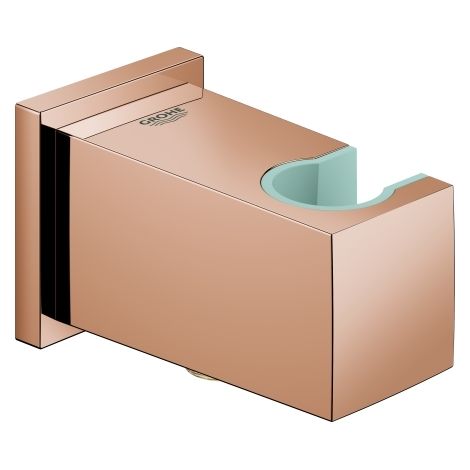 GROHE Wandanschlussbogen Euphoria Cube 26370, mit Wandbrausehalter, Außengewinde, eigensicher, warm sunset (1/4)