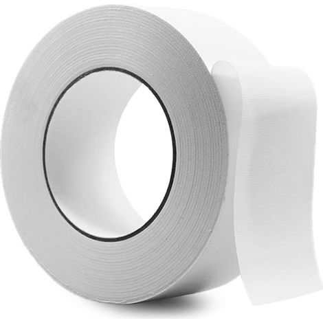 Extra Strong Canvas Tape 20m x 50mm Gaffer White Easy Tear Waterproof Repair Tape for Repair Work Fixing Sealing (1/5)
