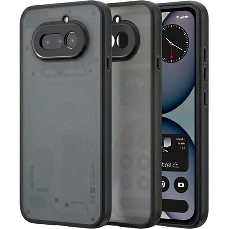 Funda para teléfono Nothing (4a), Fusion Hybrid, negro mate (1/5)