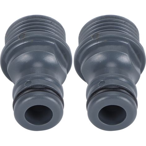 2 raccords rapides mâles G1/2 pour tuyau d'arrosage, adaptateur pour robinet, outil d'irrigation (1/5)