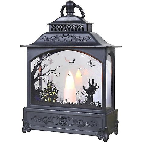 1 lampe bougie LED lumineuse pour décorations d'Halloween