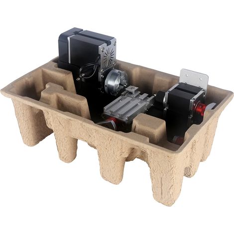 Mini torno para madera, motor de alta velocidad, diseño compacto, enchufe europeo de 220 V. (1/2)