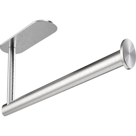 Porte Essuie Tout Auto-adhésif - Acier Inoxydable SUS304 - 33 cm - Noir - Installation Facile (1/5)