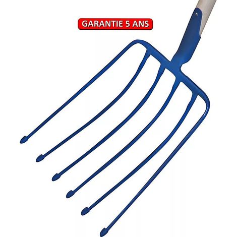 Tenedor de vaso de remolacha 6 dientes - sin mango OUTILS PERRIN