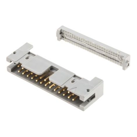 Connecteur IDC 3M, 26 contacts, 2 rangées, pas 2.54mm, Montage sur câble, série 4600 ( Prix pour 1 )