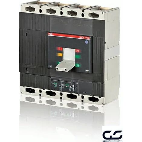 Interruptor Magnetotermico Caja Moldeada 4P, 800A, T6N800 PR221DS LS/I 800 4P F F ABB (1SDA060273R1)