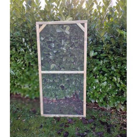 Pressure treated timber framed Aviary panel - 6' x 3' - with Heavy duty galvanised wire mesh 3/4" X 3/4" - 16 gauge