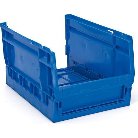 Caja de almacenaje plegable azul 15 L Outifrance (1/5)