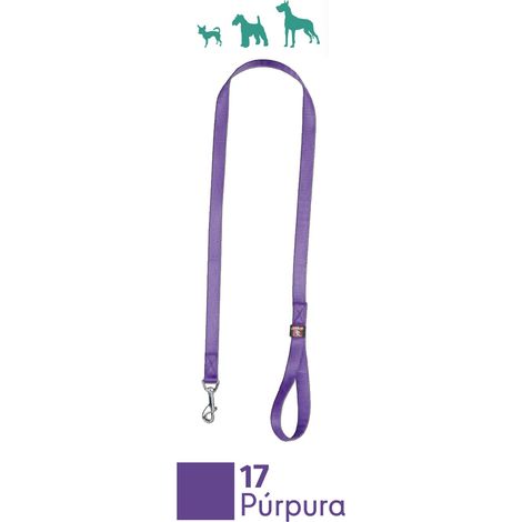 Laisse en Nylon pour Chiens 100 cm x 2 cm Violet