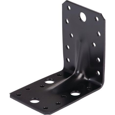 Verstärkte schwarze Halterung 90x90x65mm, 2,5mm dick ALBERTS (1/3)