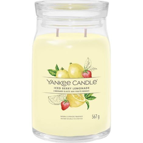 Yankee Candle Signature Candela in Giara Grande Iced Berry Lemonade 90 Ore (1/2)
