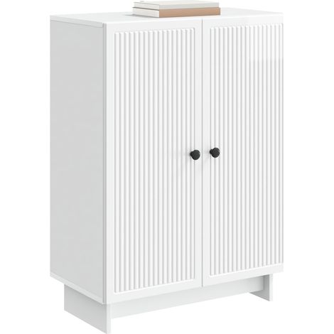 Maison Exclusive - Credenza Bianco Lucido 66 x 34,5 x 90 cm Legno ingegnerizzato