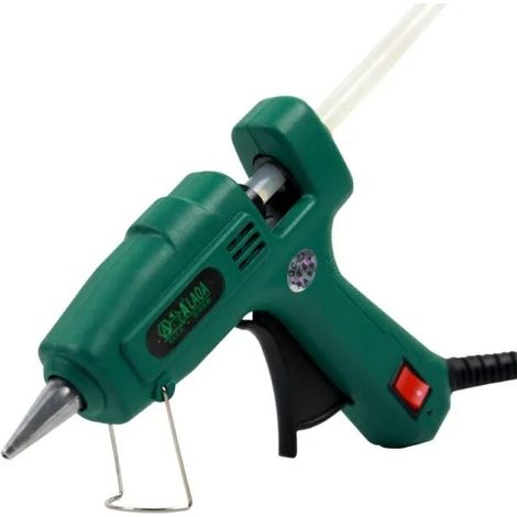 Pistolet à colle à Air thermofusible 25W pour 7mm Batons, Mini pistolet à colle chaude professionnel pour le travail du métal/bois, épingle à cheveux en papier, fleurs en PU, 130mm,150℃ (1/4)