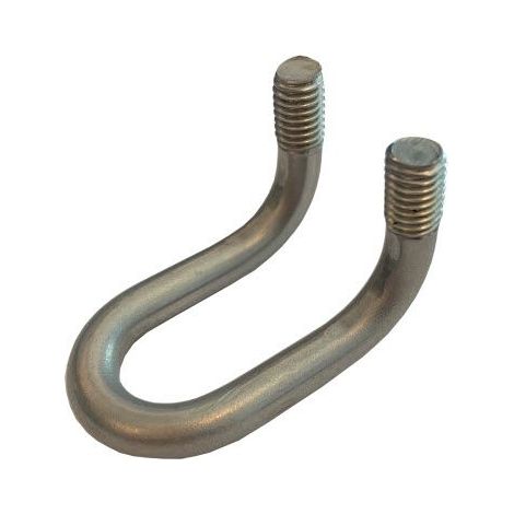 Double Bend M8 U-Bolt 17 mm 45 mm Inside Dimensions - T316 Marine Grade Stainless Steel (1/2)