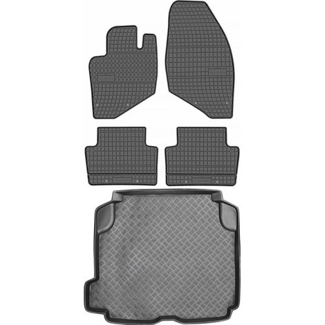 Volvo S60 I Limousine (2000–2010) – SET: Gummifußmatten + Kofferraummatte (1/5)