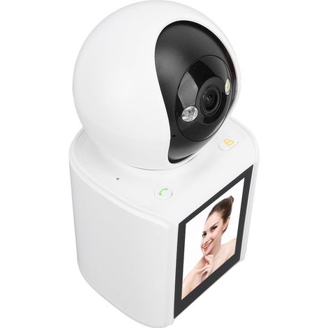 Caméra Domestique à Capteur d'image 3K. Objectif Grand Angle de Détection de Mouvement Bidirectionnel HD 2,8 Pouces 1080P IPS ScreenCall Depuis la Caméra pour Les Nourrissons et (1/5)