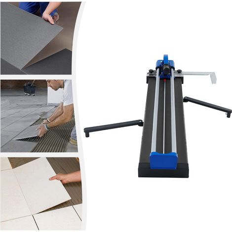 80cm Fliesenschneider Doppelschienen und Halterungen Handbuch 3/5 mit Präzision Infrarot Positionierung Manuelle Fliesenschneider Werkzeuge für Präzisionsschneiden (80cm)