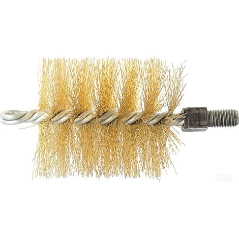 SCOVOLO TONDO ATTACCO FILETTATO 12MA Ø30-140mm PULIZIA STUFA CANNA FUMARIA, "80mm" (1/4)