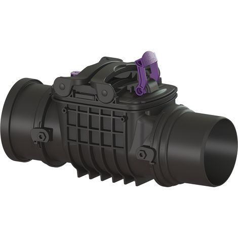 Valvola antiriflusso KESSEL Staufix - DN 150, a vista, Tipo 2 R, 730150R