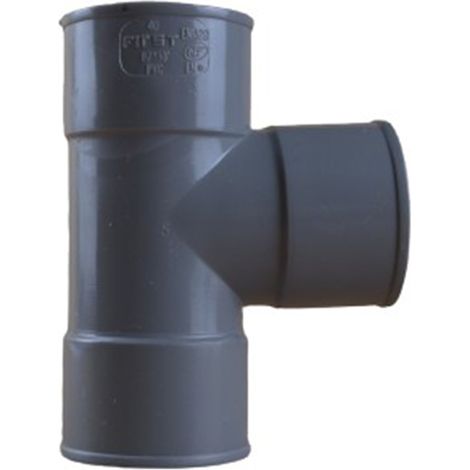 Culotte PVC 87°30 Femelle Femelle Ø40 - First Plast (1/5)