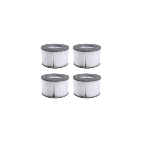 Crezuo Spa Lite Filter für MSPA, Filter für MSPA Lite, für MSPA Whirlpool Filter – Filterkartuschen für Unterwasserboote und Whirlpools – Modell ab 2020 (4 Stück) – Crezuo
