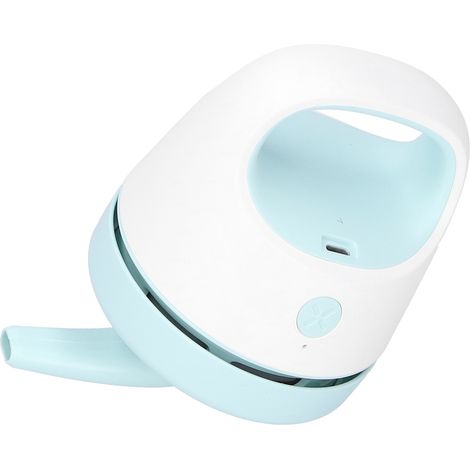 Mini nettoyeur de bureau à 2 niveaux réglables, collecteur de poussière portable, chargement USB, pour la maison et le bureau, bleu (1/5)