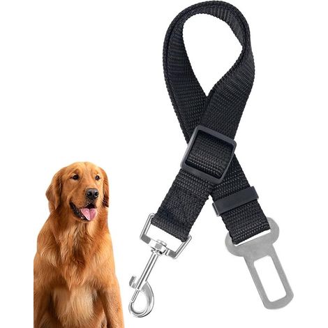 Verstellbarer Autosicherheitsgurt für Hunde 45 66 cm universeller Autosicherheitsgurt für Haustiere mit Metallschnalle sicherer Reisegurt für im (1/5)