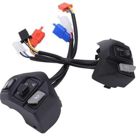 Ensemble de commutateurs de guidon pour moto (gauche/droite) avec commande d'arrêt moteur, remplacement pour NVX 155, 125 et AEROX 155 (1/5)