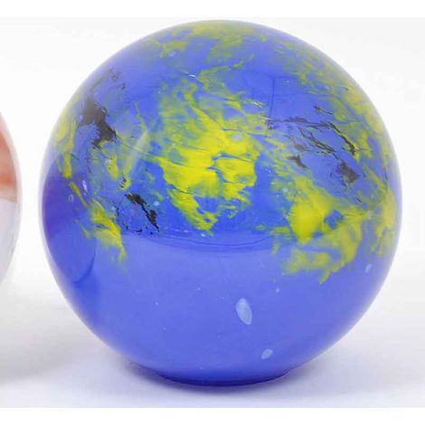 Lampe boule led Galaxie bleu océan verre 29x29x29cm (1/2)