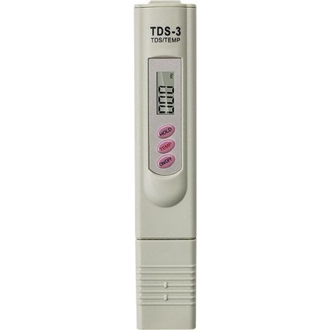 Testeur Mètre De Qualité De L'eau Lcd Potable Testeur Numérique Température Ppm Testeur De Pureté De L'eau 0-9990 Ppm Pour Mesurer L'eau Hydroponique Aquarium Piscine Spa (Ne Teste Ph) (1/5)