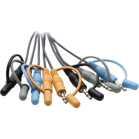 4-Port 3,5-mm-Audiokabel mit 3,5-mm-Klinkenstecker (Stecker auf Stecker) und Schutzkappe