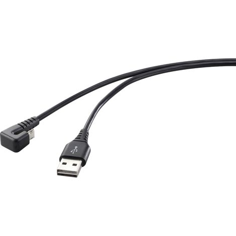 Renkforce Câble USB USB 2.0 USB-A mâle, USB-Micro-B mâle 1.00 m noir RF-4598342 A009492 (1/5)