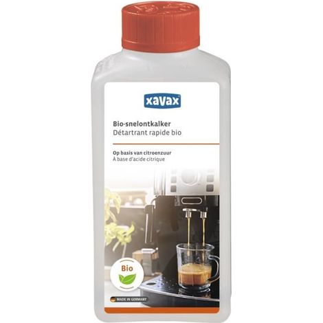 Détartrant - Xavax - Bio - Acide citrique - 500 ml - Pour machines à café et thé (1/2)