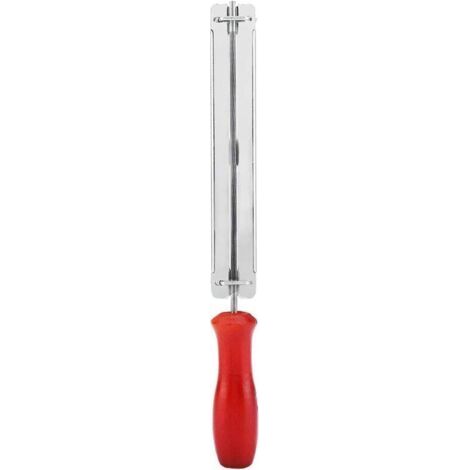 Lime à chaîne , affûtage de chaîne de tronçonneuse, jeu de limes à chaîne avec manche en bois dur 4/4,8/5,5 mm (4 mm) (1/4)