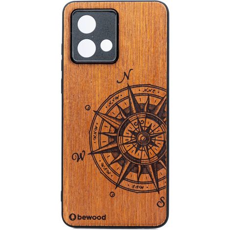 Bewood Holzkoffer für Motorola G84 5G Traveler Merbau (1/2)