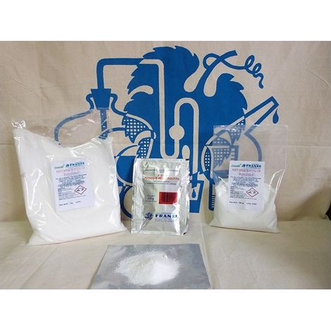 Potassio Metabisolfito Disponibile nei formati 100 - 500 gr - 1 Kg - size 100 gr