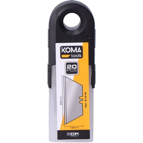 Set mit 20 KomaTools Ersatzklingen für Cutter 91016 (1/4)