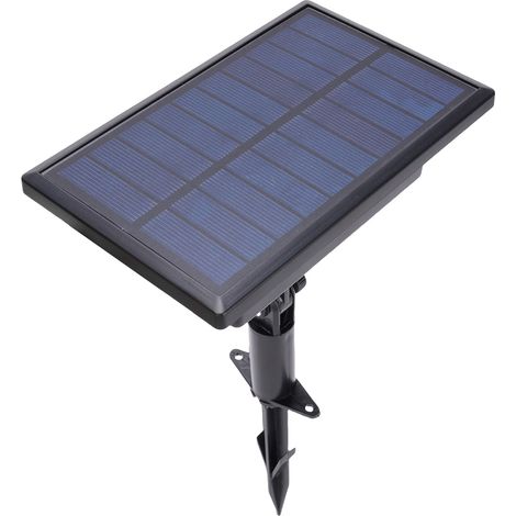 Kit d'irrigation solaire goutte à goutte pour 10 plantes en pot avec 6 modes de minuterie, débit de 400 ml/min, tuyau de 33 pieds, dispositifs d'arrosage automatique des plantes, piquet inséré, noir (1/5)