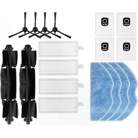 Lot de 18 brosses principales de rechange Tefal Rowenta X-Plorer Série 75 S+ RG8597W (1/5)