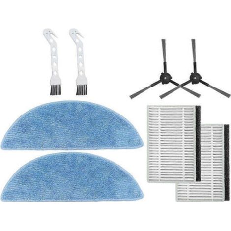 Zubehör für den Ecovacs Yeedi Y1 Plus Saugroboter: Seitenbürste, Filter, HEPA-Filter, Ersatztuch, Bürste. (1/5)