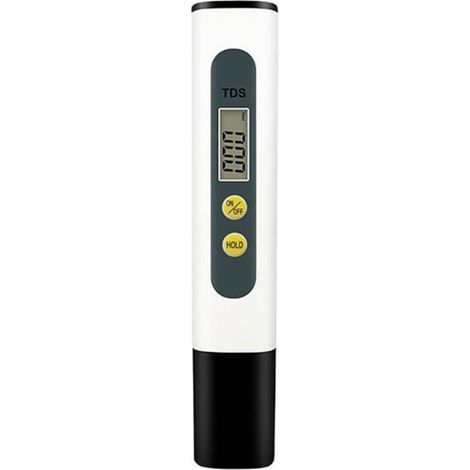 Digital TDS Water Quality Tester with Large LCD Screen for Home, Industrial, and Spa Use, 0-9999 ppm, Drinking Water Quality Monitor (Black) (1/4)