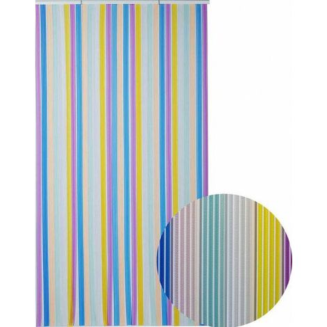 Vorhang Portie Tahiti Multicolor 9x22 - Morel