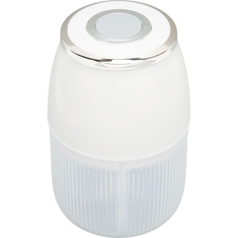 Hachoir à Ail Électrique 3 Lames, Moteur Puissant, Multifonction, Recharge USB, Silencieux, Pour Viande et Légumes, Finition Argenté (1/5)