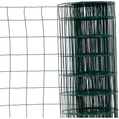Easycloture – Grillage rigide en rouleau acier galvanisé 100x100 mm – Hauteur 1m20 – Longueur 20 m – Résistant à la corrosion – Pour délimitation terrain