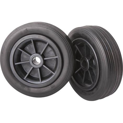 Paire de roues fixes ø170x50mm pour cric hydropneumatique - SA 8067 - CLAS Equipements
