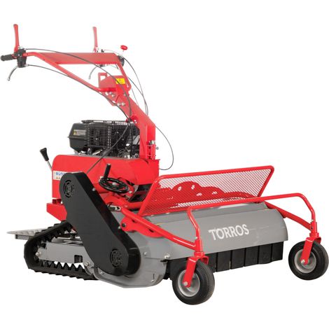 Torros – Débroussailleuse thermique sur chenilles 15 ch – Largeur de coupe 860 mm – Pour terrains marécageux et pentes – KPM860R