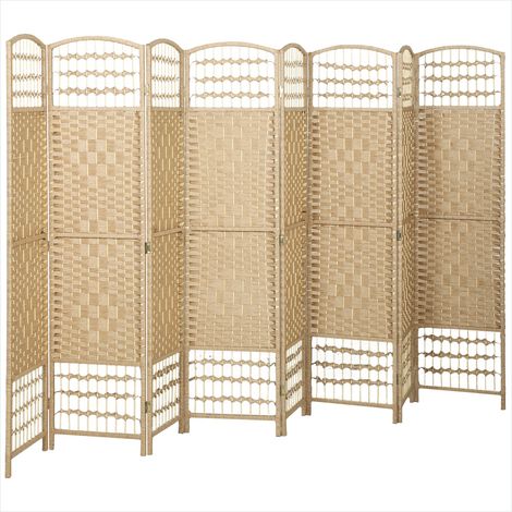 Décoration murale Paravent en bois 8 panneaux pliable 320 x (1/5)