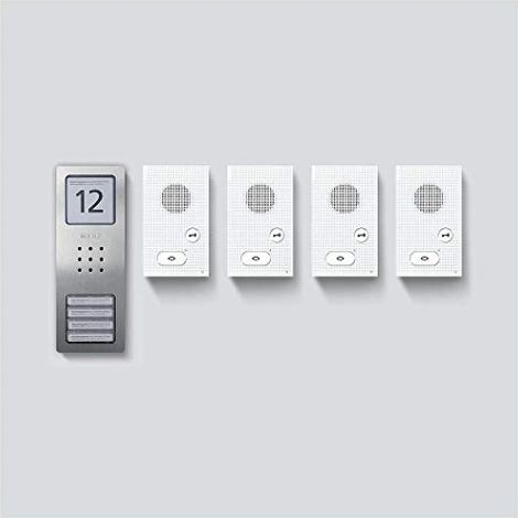Siedle Sprechanlagen-Set SET CAB 850-4 E/W VFH Edelst. Basic Bus 210008745-00